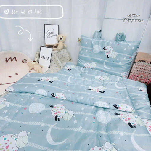 SET NGỦ ĐI HỌC CHO BÉ - CHẤT tencel eu hoa CAO CẤP