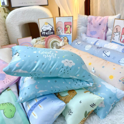 Gối ôm trẻ em Tencel ruột micro cao cấp